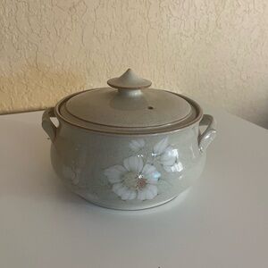Denby Daybreak Casserole Dish Stoneware Made In England